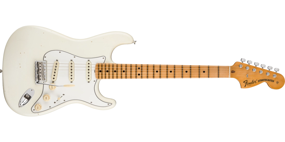 1970 Stratocaster Journeyman Relic with Maple Fingerboard - Aged Olympic White