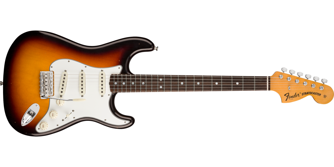 1970 Stratocaster Journeyman Relic with Rosewood Fingerboard - Faded 3-Colour Sunburst