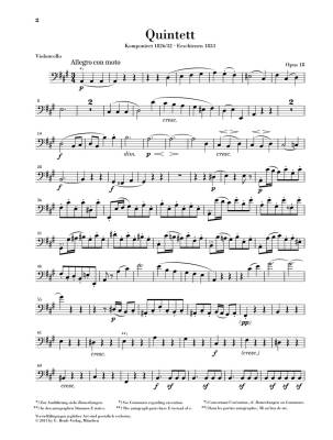 String Quintets op. 18 and 87 - Mendelssohn/Herttrich - 2 Violins/2 Violas/Cello - Parts Set