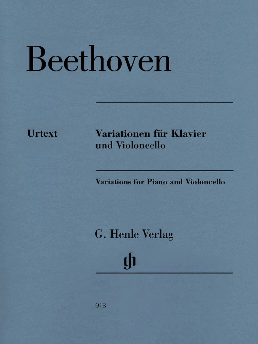 Variations for Piano and Violoncello - Beethoven /Dufner /Geringas - Book