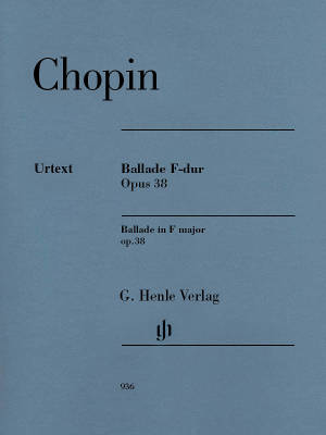 Ballade F major op. 38 - Chopin /Mullemann /Theopold - Piano - Book