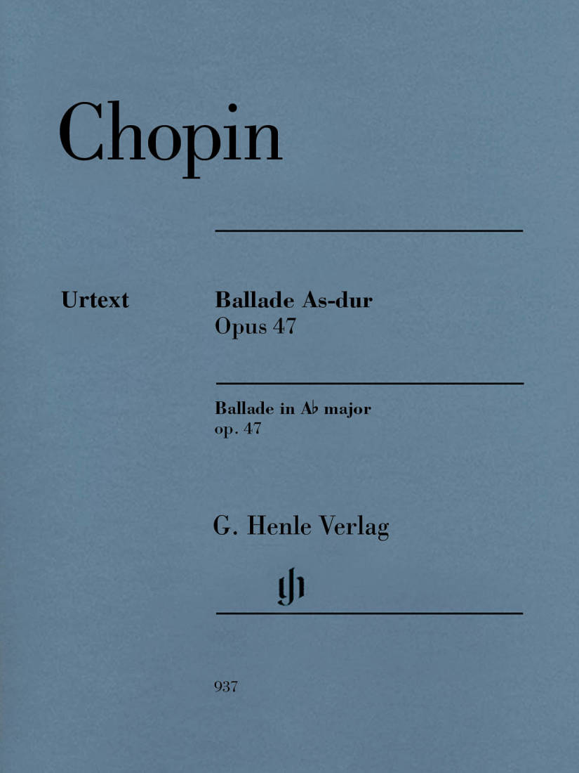 Ballade A flat major op. 47 - Chopin /Mullemann /Theopold - Piano - Book