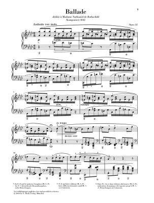 Ballade f minor op. 52 - Chopin /Mullemann /Theopold - Piano - Book