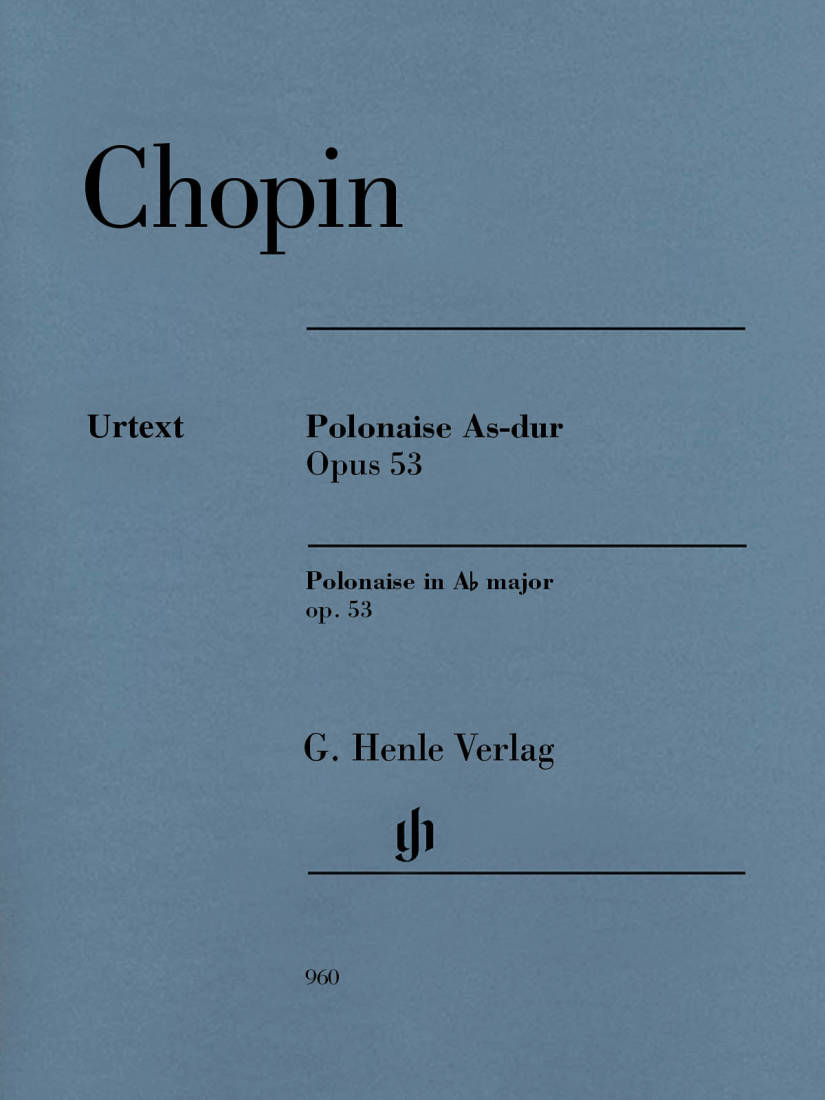 Polonaise A flat major op. 53 - Chopin /Mullemann /Theopold - Piano - Book