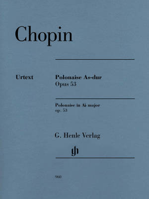 G. Henle Verlag - Polonaise La bmol majeur op. 53 - Chopin /Mullemann /Theopold - Piano - Livre