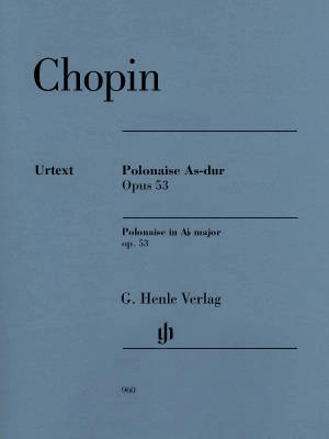 G. Henle Verlag - Polonaise A flat major op. 53 - Chopin /Mullemann /Theopold - Piano - Book