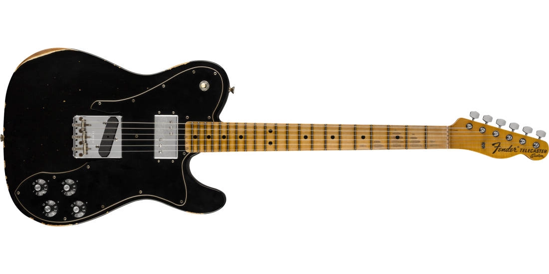 Limited Edition 70s Telecaster Custom Relic, Maple Fingerboard - Aged Black