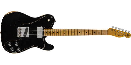 Fender Custom Shop - Limited Edition 70s Telecaster Custom Relic, Maple Fingerboard - Aged Black