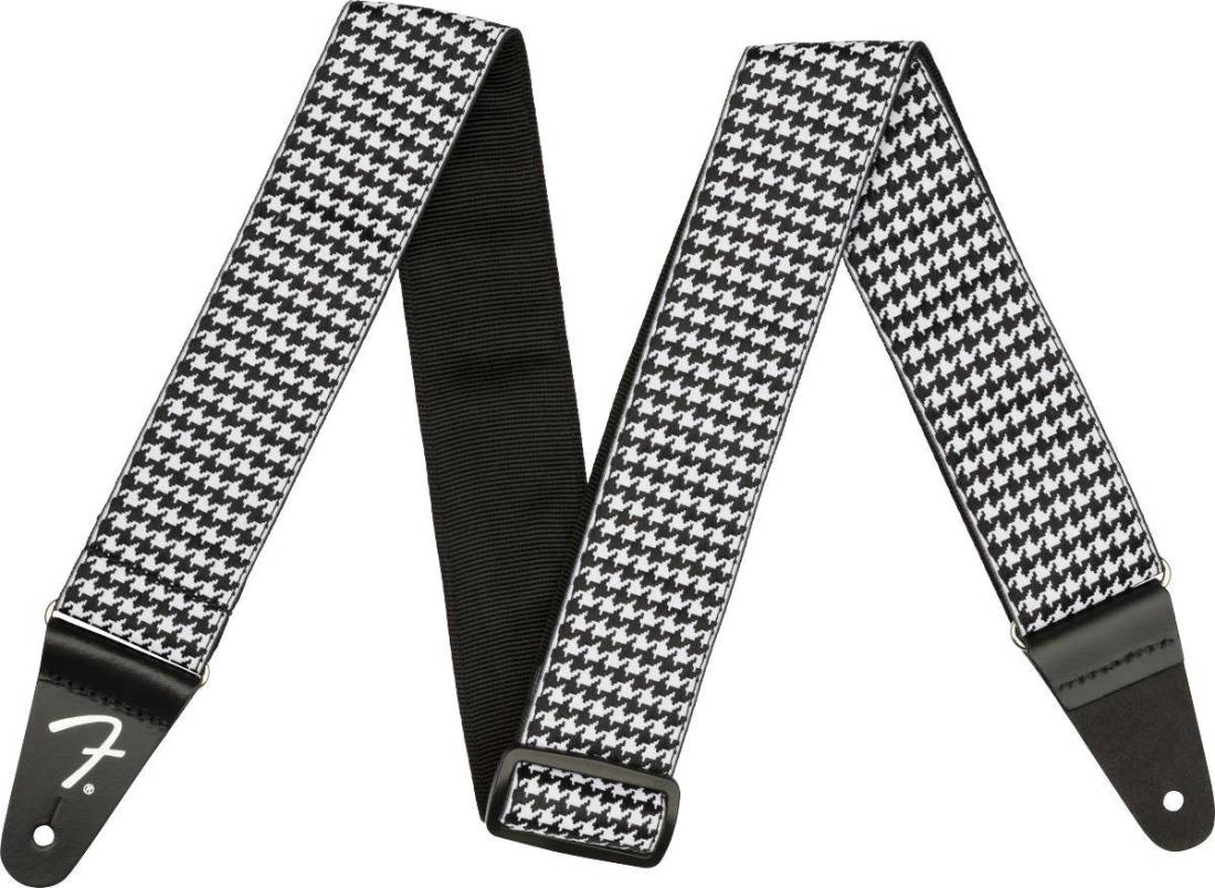 2\'\' Houndstooth Strap - White