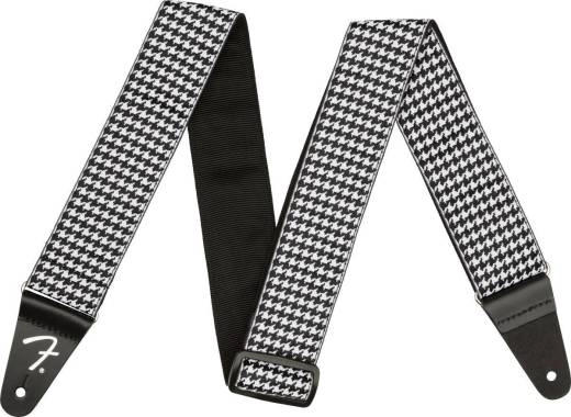 Fender - 2 Houndstooth Strap - White