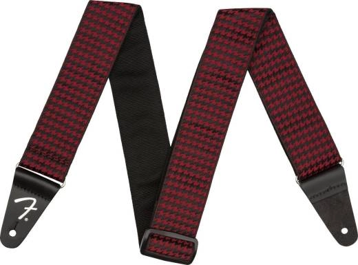 Fender - 2 Houndstooth Strap - Red