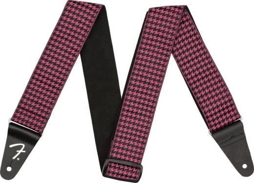 Fender - 2 Houndstooth Strap - Pink