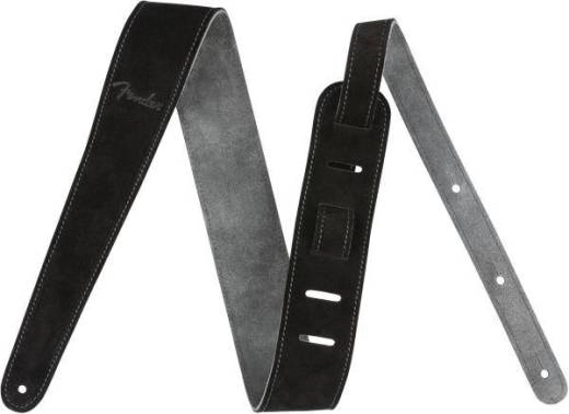 Fender - 2 Reversible Suede Strap - Black/Gray