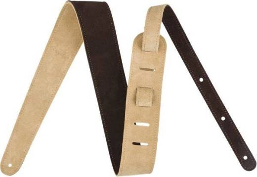 2\'\' Reversible Suede Strap - Brown/Tan