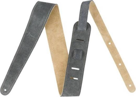 Fender - 2 Reversible Suede Strap - Gray/Tan