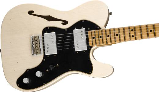 Limited Edition \'72 Telecaster Thinline Journeyman Relic, Maple Fingerboard - Aged White Blonde