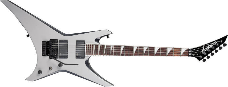 Jackson Warrior WRXMG - Quicksilver with Black Bevels
