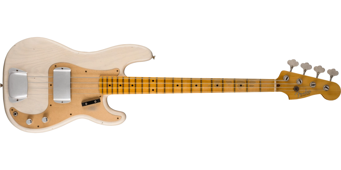 1957 Precision Bass Journeyman Relic - Aged White Blonde
