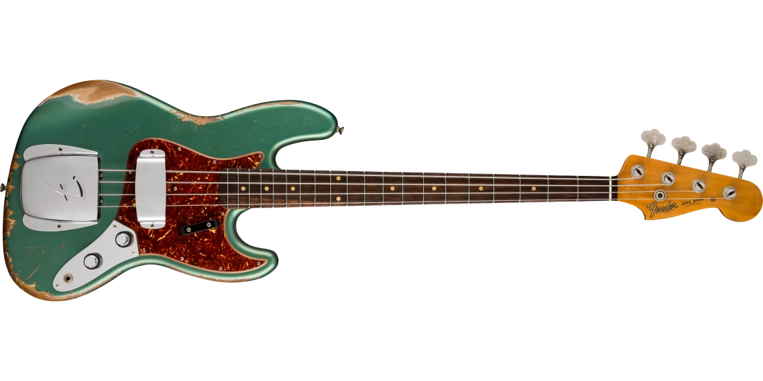 1960 Jazz Bass Heavy Relic - Aged Sherwood Green