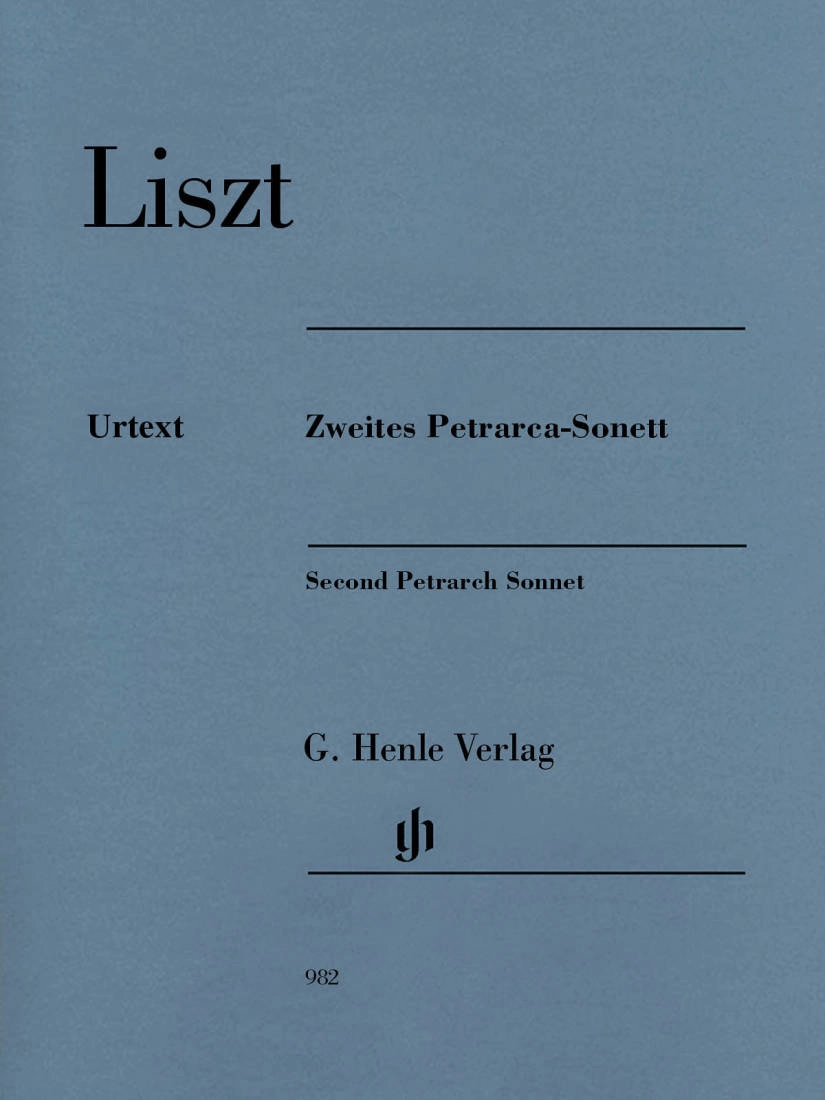 Second Petrarch Sonnet - Liszt /Herttrich /Theopold - Piano - Sheet Music