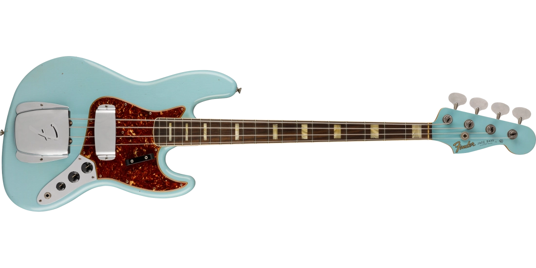 1966 Jazz Bass Journeyman Relic - Aged Daphne Blue