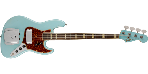 Fender Custom Shop - 1966 Jazz Bass Journeyman Relic - Aged Daphne Blue