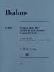 G. Henle Verlag - Clarinet Sonata op. 120 - Brahms /Voss /Behr /Zimmermann - Viola/Piano - Book