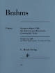 G. Henle Verlag - Clarinet Sonata op. 120 - Brahms \/Voss \/Behr \/Zimmermann - Viola\/Piano - Book