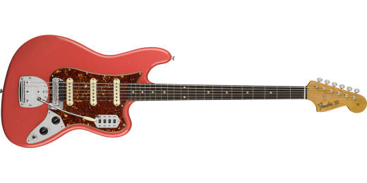 1963 Bass VI Journeyman Relic - Faded Aged Fiesta Red