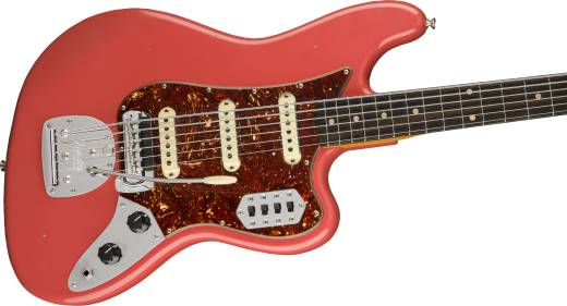 1963 Bass VI Journeyman Relic - Faded Aged Fiesta Red