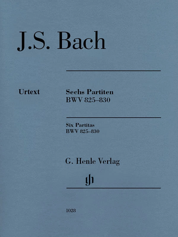 Six Partitas BWV 825-830 (Without Fingering) - Bach/Steglich - Piano - Book
