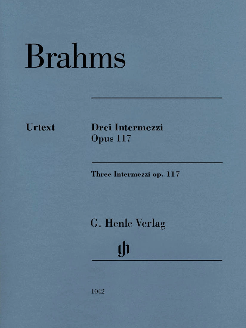 Three Intermezzi op. 117 Brahms/Eich/Boyde - Piano - Book