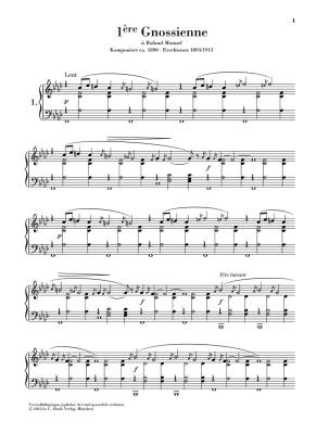 Gnossiennes - Satie/Kramer - Piano - Book
