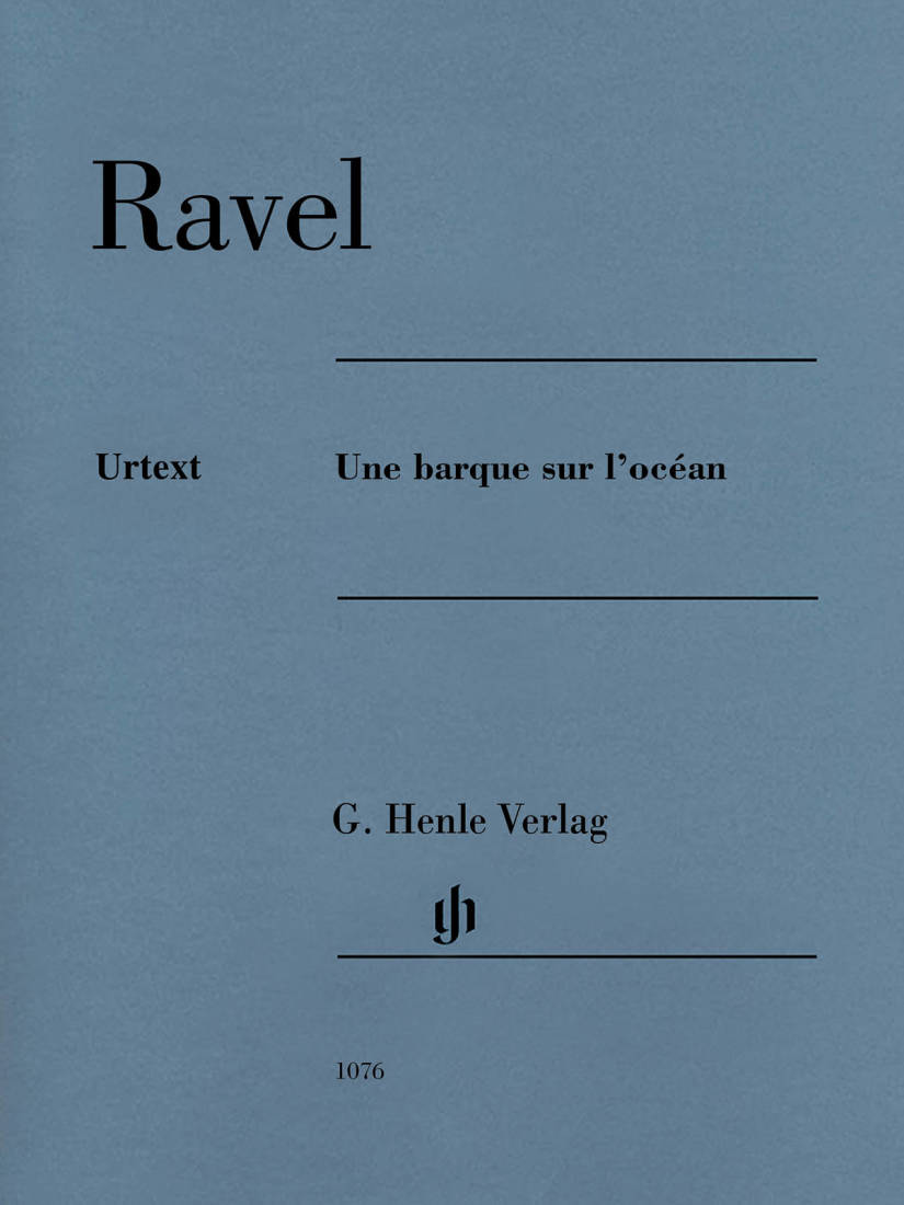 Une barque sur l\'ocean - Ravel/Jost - Piano - Sheet Music