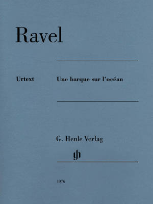 Une barque sur l\'ocean - Ravel/Jost - Piano - Sheet Music