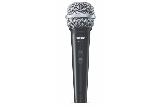Shure - SV100 Cardioid Dynamic Microphone with On-Off Switch and XLR Cable
