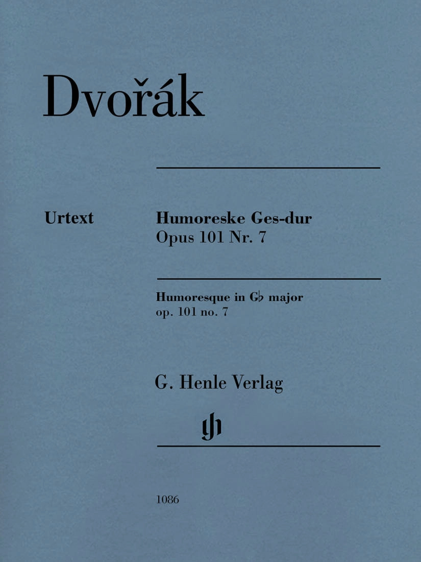 Humoresque G flat major op. 101 no. 7 - Dvorak /Scheideler /Leuschner - Piano - Sheet Music