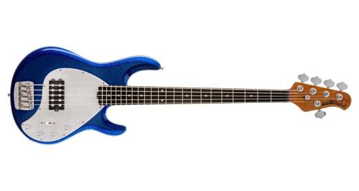 StingRay Special 5-String Bass, Ebony Fingerboard w/Case - Tectonic Blue Sparkle