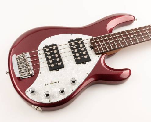 StingRay5 Special HH 5-String Bass, Rosewood Fingerboard w/Case - Maroon Mist