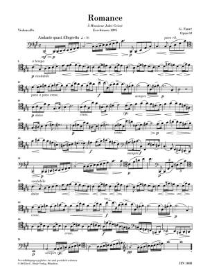 Romance A major op. 69 - Faure/Monnier/Geringas - Cello/Piano - Sheet Music