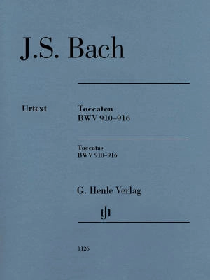 G. Henle Verlag - Toccatas BWV 910-916 (Without Fingering) - Bach/Steglich - Piano - Book