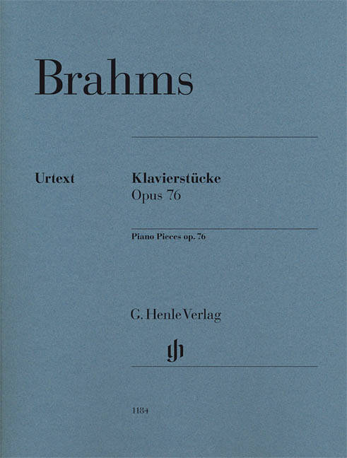 Piano Pieces op. 76, Nos. 1-8 - Brahms/Eich/Boyde - Piano - Book