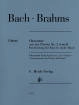 G. Henle Verlag - Chaconne from Partita no. 2 d minor (Johann Sebastian Bach), Arrangement for Piano, left Hand - Brahms \/Goertzen \/Bellheim - Sheet Music