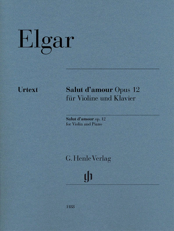 Salut d\'amour op. 12 - Elgar/Marshall-Luck - Violin/Piano - Sheet Music