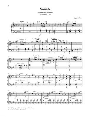 Piano Sonata no. 1 f minor op. 2 no. 1 - Beethoven /Gertsch /Perahia - Piano - Sheet Music