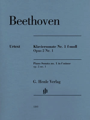 G. Henle Verlag - Piano Sonata no. 1 f minor op. 2 no. 1 - Beethoven /Gertsch /Perahia - Piano - Sheet Music