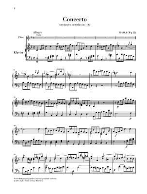 Flute Concerto d minor - Bach/Adorjan - Flute/Piano Reduction - Book