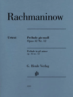 G. Henle Verlag - Prelude g sharp minor op. 32 no. 12 - Rachmaninoff /Rahmer /Hamelin - Piano - Sheet Music