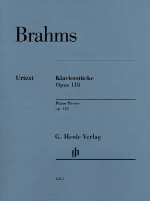 Piano Pieces op. 118 - Brahms/Eich/Boyde - Piano - Book