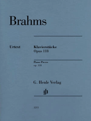 G. Henle Verlag - Piano Pieces op. 118 - Brahms/Eich/Boyde - Piano - Book